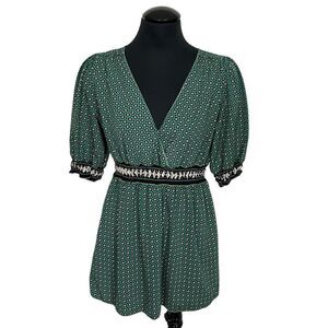 Studio M V-Neck Blouse - Women’s L‎
